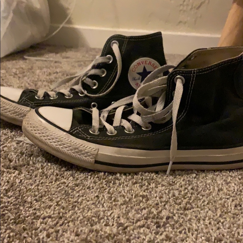 Black High Top Converse